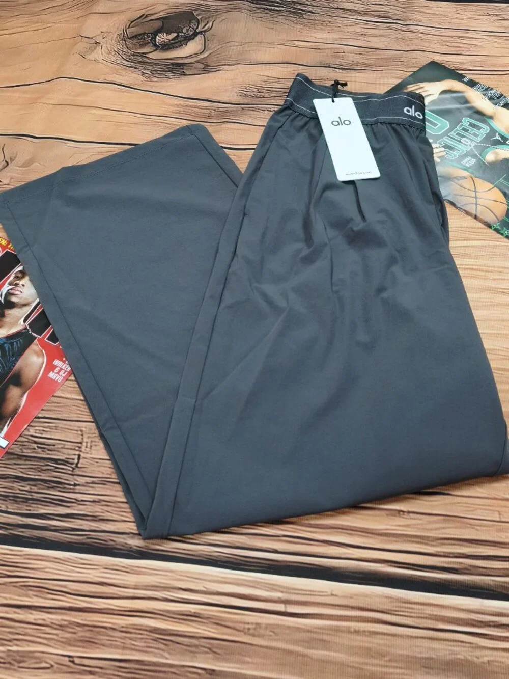Alo Yoga Dark Gray Suit Up Trouser (Regular NWT) Minimalist Everyday Essential🍹